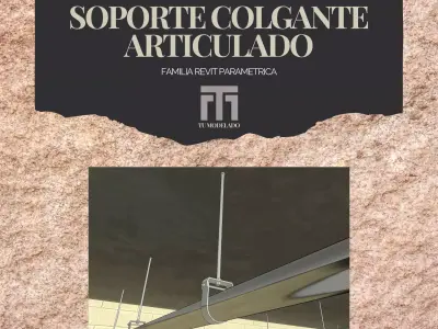 Swivel Pipe Hanger - Revit Family 3D model