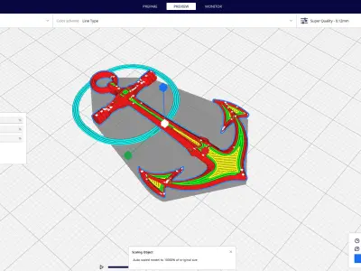 anchor 3D print model buy