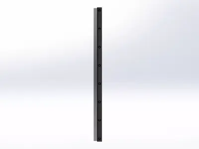 Trilho Guia Linear SSR15XWY44010 THK Linear Guide Rail 3D model