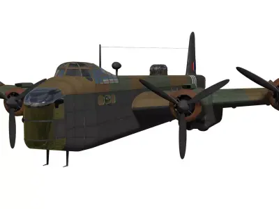 Short Stirling Mk IV 3D model