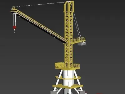 Crane Bk-1000 Free 3D model