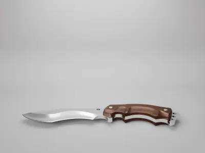 Knife 3D model 2