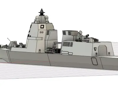 KRI Prabu Siliwangi 3D print model