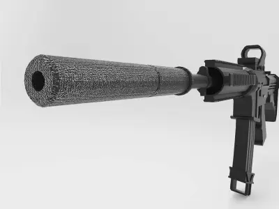 M4A1 Gun 3D model