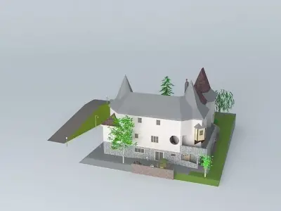 Mini Castle Free 3D model