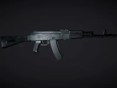 AK-74M Active 3D model