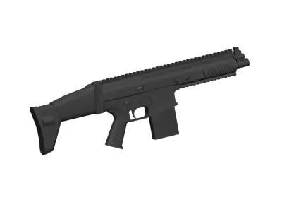FN SCAR 3D model buy