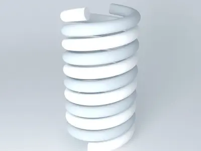 double spring Free 3D model