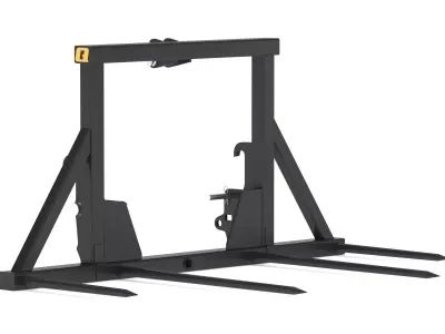 Bale Fork L 200 Heavy-Duty Hay Bale Handling Attachment 3D model