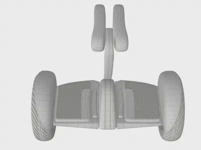 Gyro Scooter BLENDER 3D Model Cycles 3D model