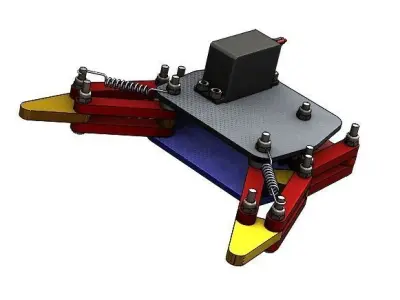 Smart Pipe Gripper Low-poly 3D model