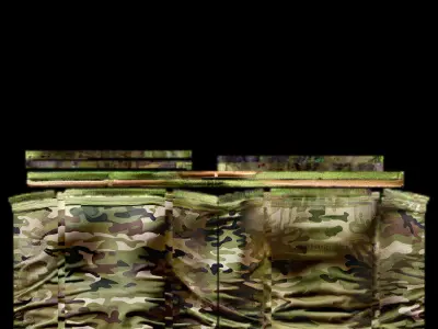 Military Top PBR 4k Low-poly 3D model