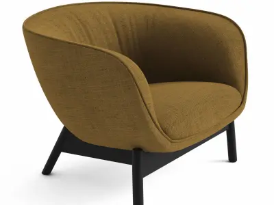 Vista Lounge Chair Low-poly 3D model