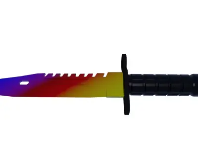 M9 Bayonet Free low-poly 3D model get