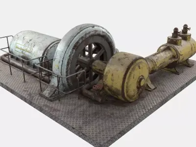Old Generator  3D model