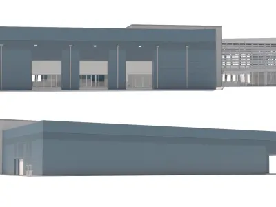  Modern Commercial Building Facade and Interior 