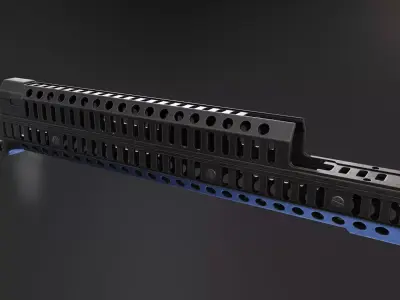 Zenitco Sport 12U Handguard Low-poly 3D model