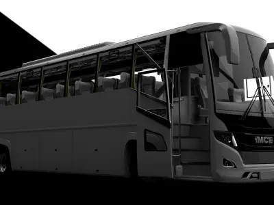 BUS IMCE Platinum - model 3D 3D model
