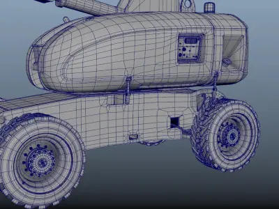 JLG 860SJ Telescopic Boom Lift 3D model