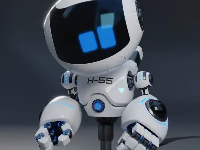 Space Robot 4 3D model