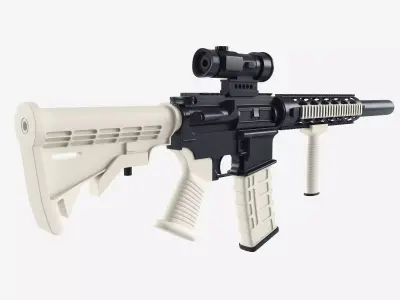 M4 Spikes modified 3D model
