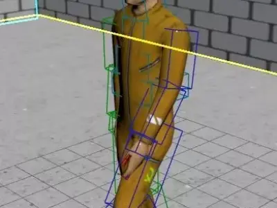 worker Free 3D model