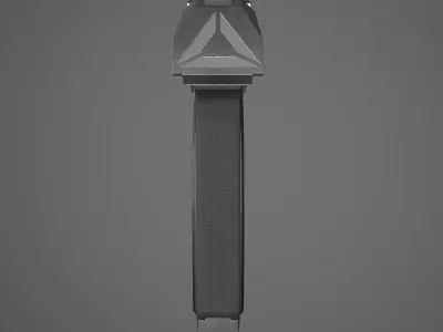 futuristic colt Free low-poly 3D model
