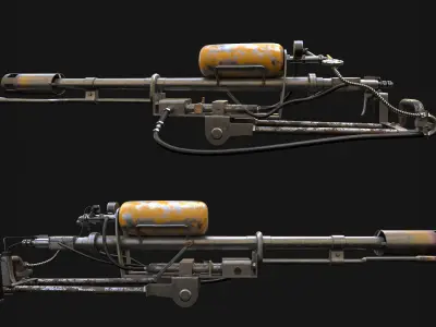 Flamethrower - High quality Game Asset 3D model