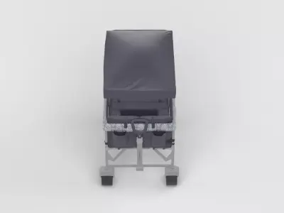 baby stroller 3D mode 3D model