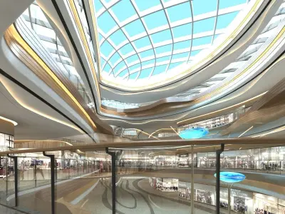 Shopping Mall 1 3D model purchase