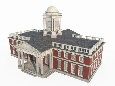 City Hall in the Steam Age Architecture 3D model