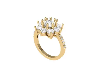 Wedding Ring  3D print model 380