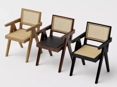 Easy Armchair  Low-poly 3D model