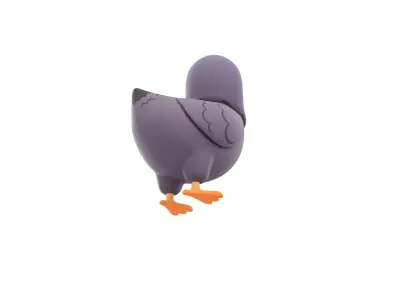 Character274 Pigeon 3D model