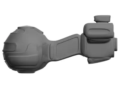 A sample of spaceship 3D model