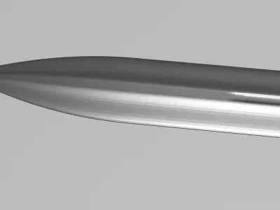 One and half hand sword GameReady PBR Low-poly 3D model