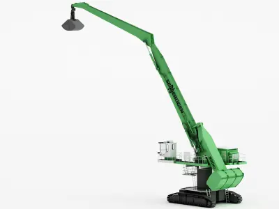 SENNEBOGEN 880 EQ Crawler Low-poly 3D model