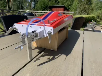 Deep-V RC Boat 80cm for Rough Water 3D print model