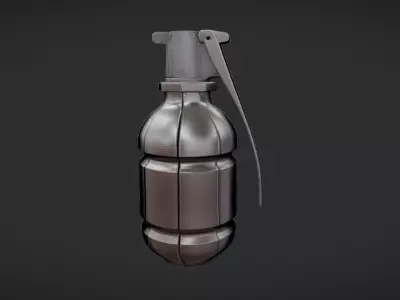 military hand grenade 3D model shop