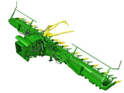 Harvester Threshing Header 3D model purchase