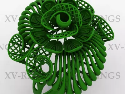 NEW TURKISH RING XV-34 3D print model