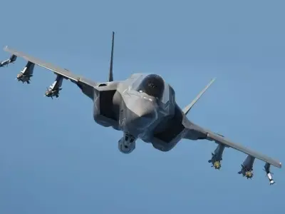 F-35 jet fighter bomber 3D model