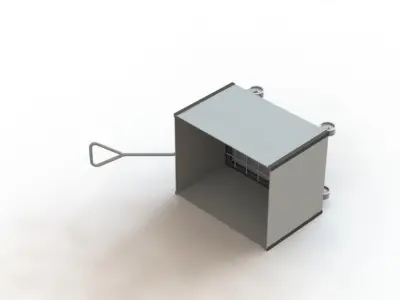 Oil Mat Cart - Carrinho para Tapete de Oleo 3D model