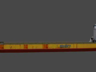CY BIGLIFT Heavyload vessel Low-poly 3D model