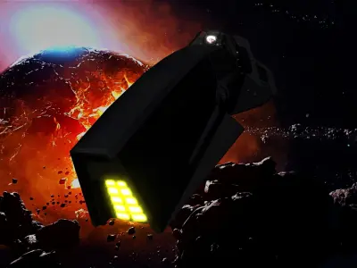 WIPE OUT - XD SPACE FIGHTER Low-poly 3D model