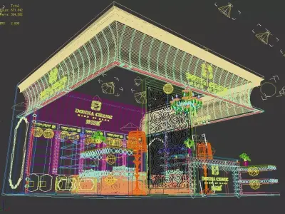 Exhibition - Area - 6X6-3DMAX2009-19 3D model