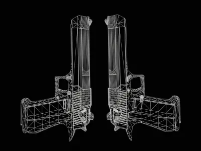 Gun Free Pack Free low-poly 3D model