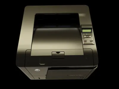 3D Laser Printer 3D model