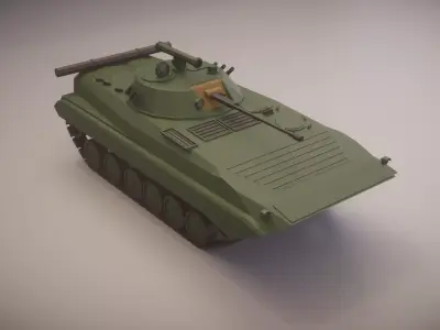 Simple BMP-2 IFV Low-poly 3D model