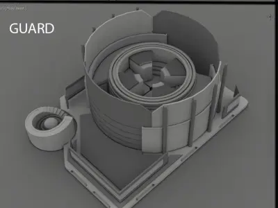 RTS Ctrategy Center 3D model